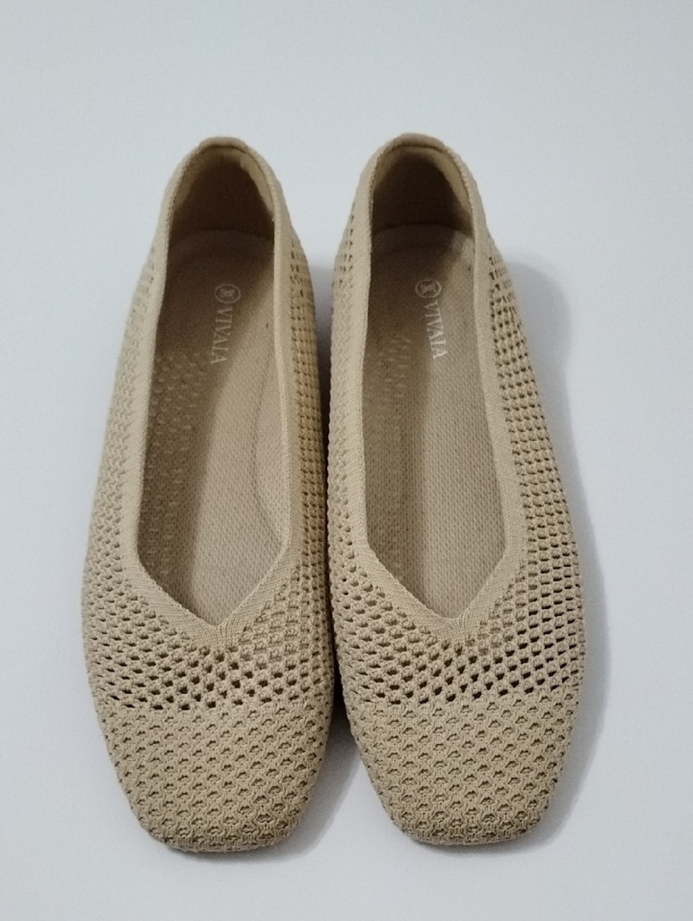 Vivaia Square Toe Mesh Margot 2.0 Flats